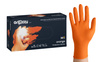 GRIPZZLY Nitrilhandschuhe Orange 0,20 mm | Einweg | Diamant-Grip für Öl & Nässe | puder- und latexfrei | Box à 50 Stück